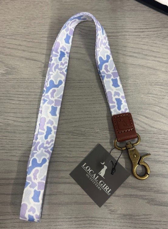 LG Long Lanyard - Hydrangea