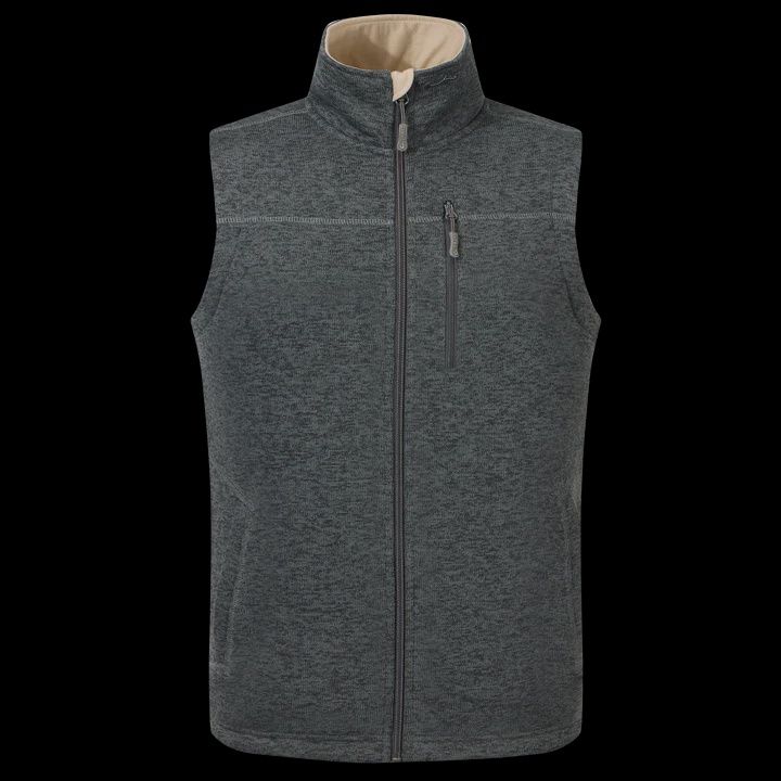 Fall Brake Sweater Fleece Vest, Color: Unexplored Black, Size: MED