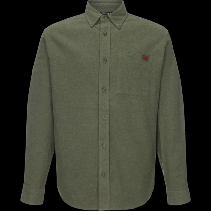 Men&#39;s Autumn Flannel Shirt, Color: Beetle Heather, Size: SML