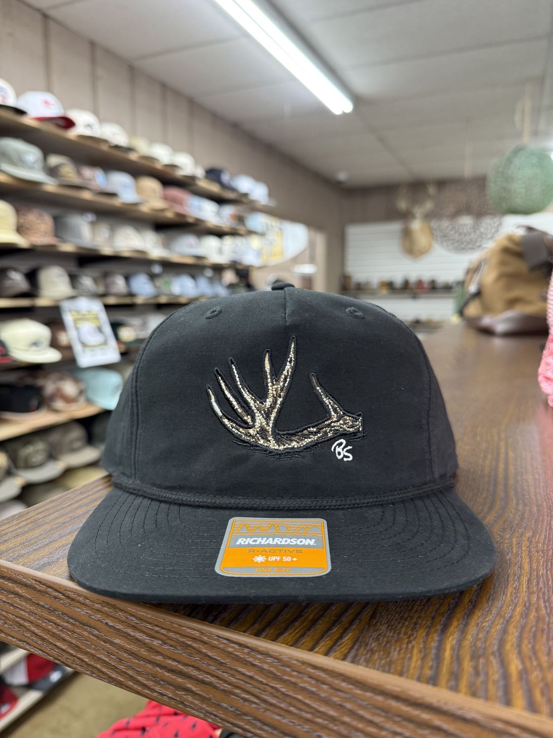 Antler Shed Rope Hat - Black/Black