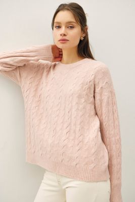 The Cozy Cabin Cable Knit Sweater