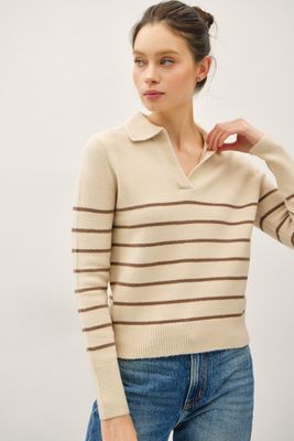 Coffee Shop Striped Sweater