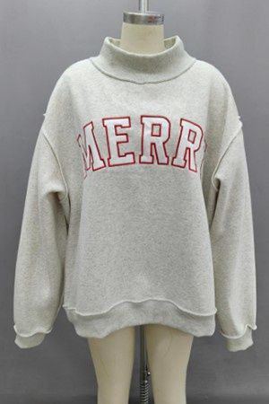 Merry Mock Neck Sweatshirt