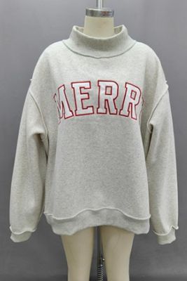 Merry Mock Neck Sweatshirt