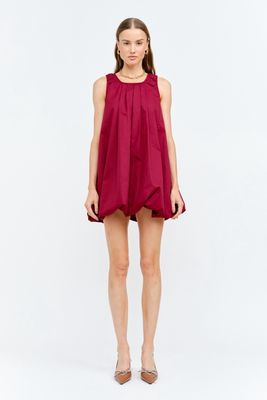 Marga Poplin Bubble Mini Dress