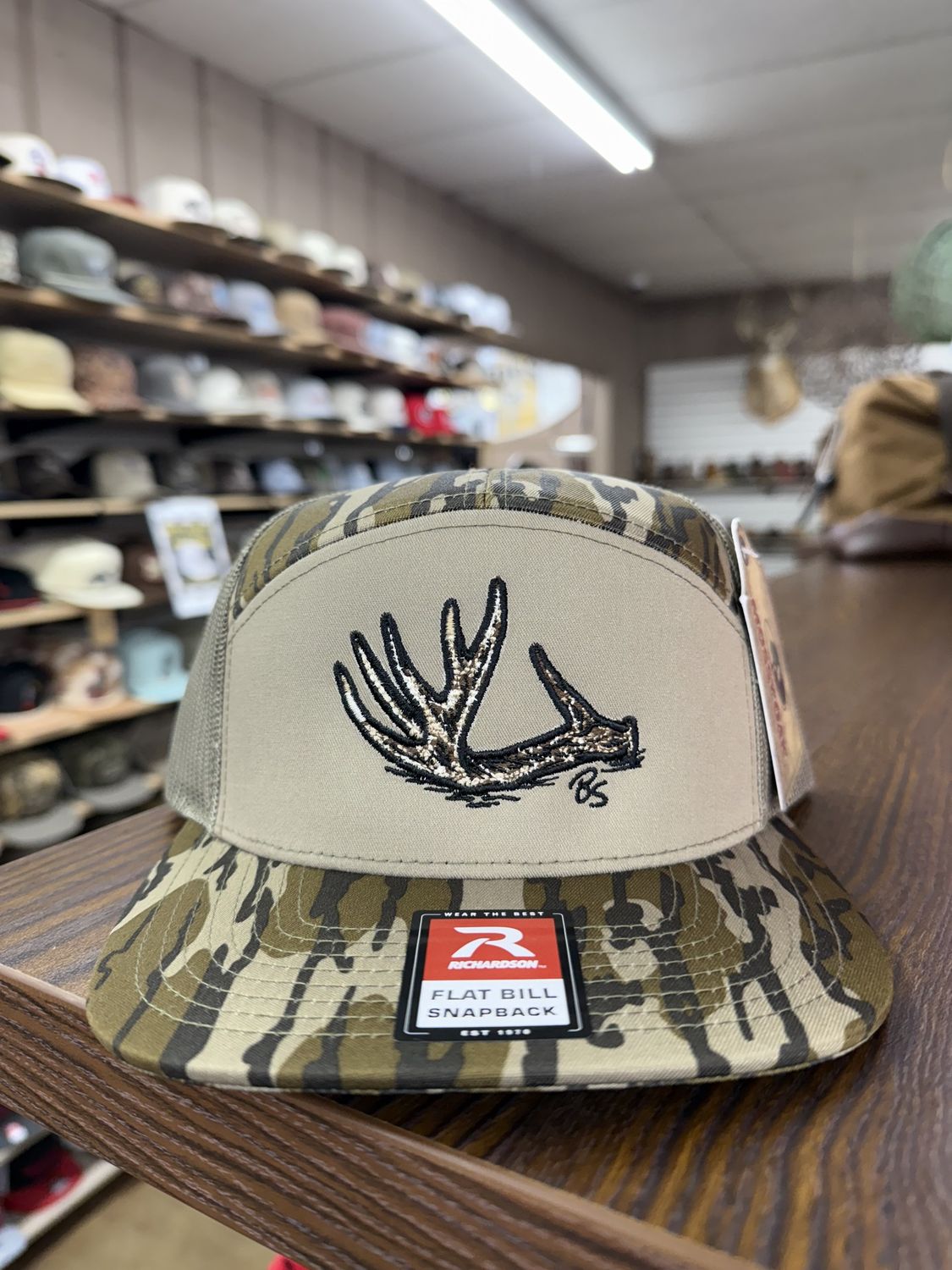 Antler Shed 7 Panel Hat - Bottomland