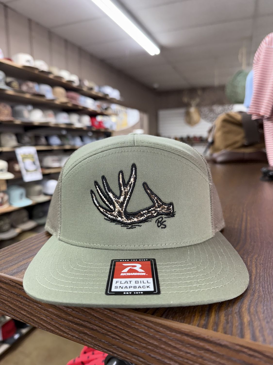 Antler Shed 7 Panel Hat - Loden