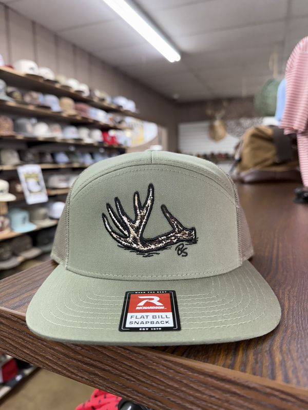 Antler Shed 7 Panel Hat - Loden