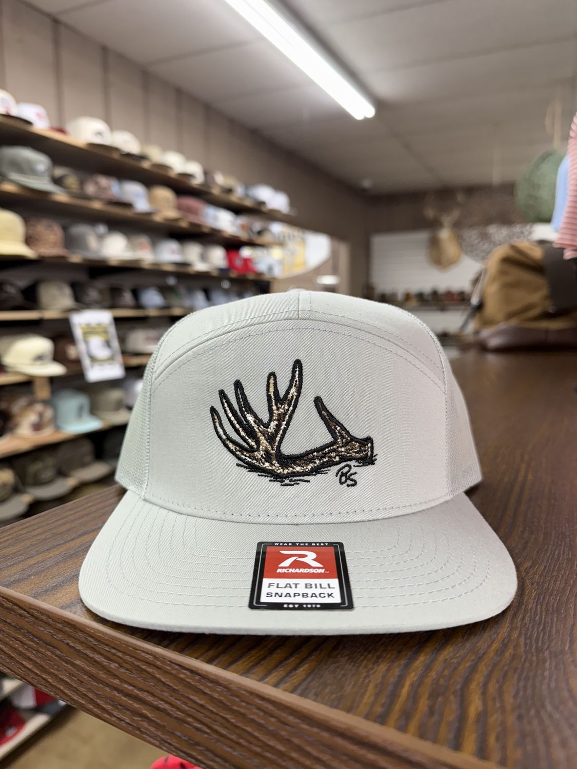 Antler Shed 7-Panel Hat - Quarry