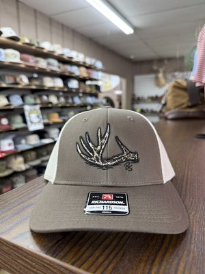 Antler Shed Trucker Hat - Chocolate Chip/Birch