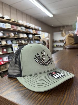 Antler Shed Trucker Hat - Loden/Black