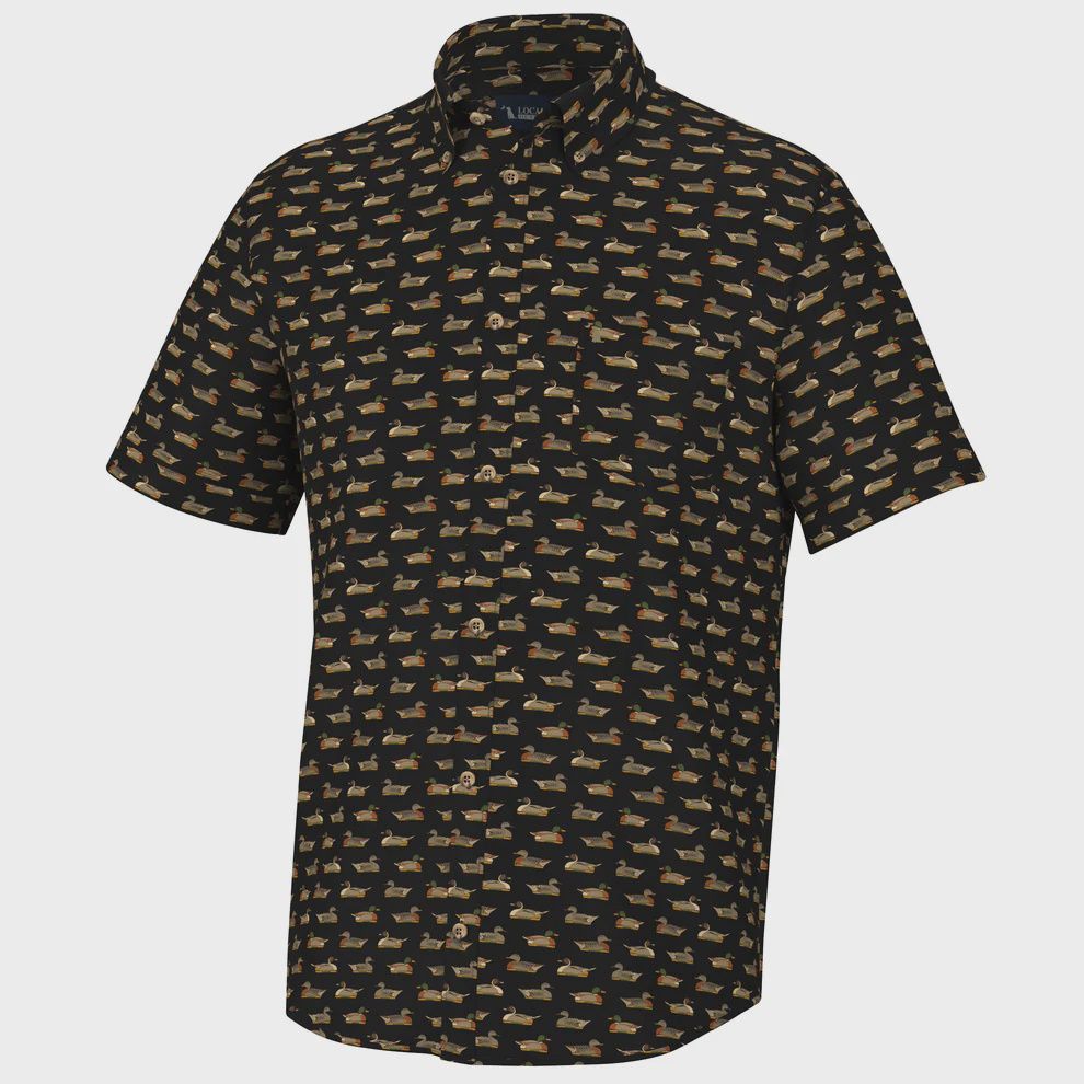 Low Country Button Down, Color: DCY-Decoys, Size: SML