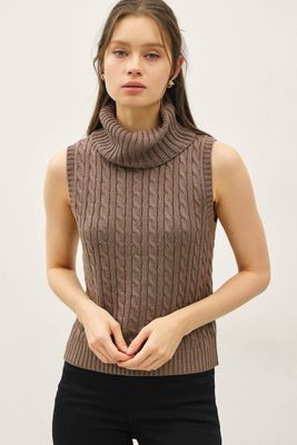The Hannah Turtleneck Sweater Vest