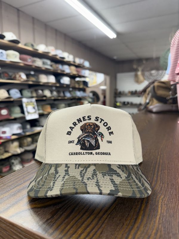 Lab &amp; Woodie Trucker Hat - Khaki/Bottomland