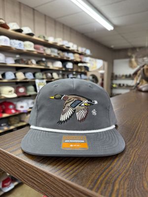 Mallard Rope Hat - Charcoal/White