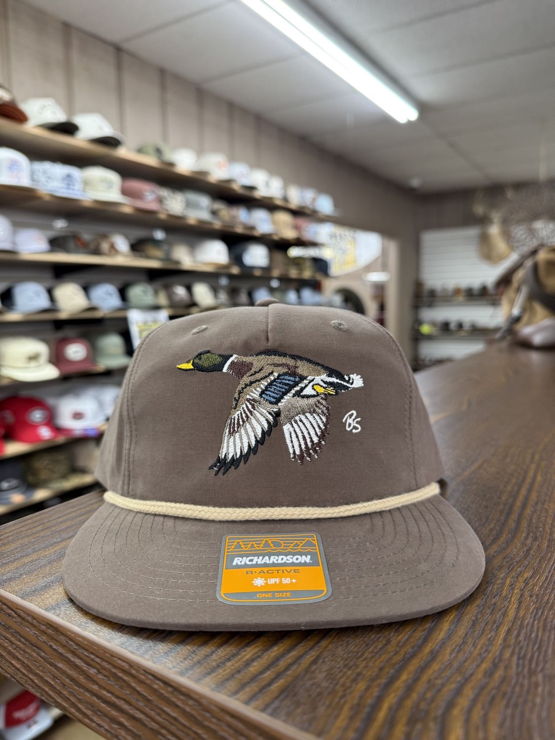 Flying Mallard Rope Hat - Dark Mocha/Khaki