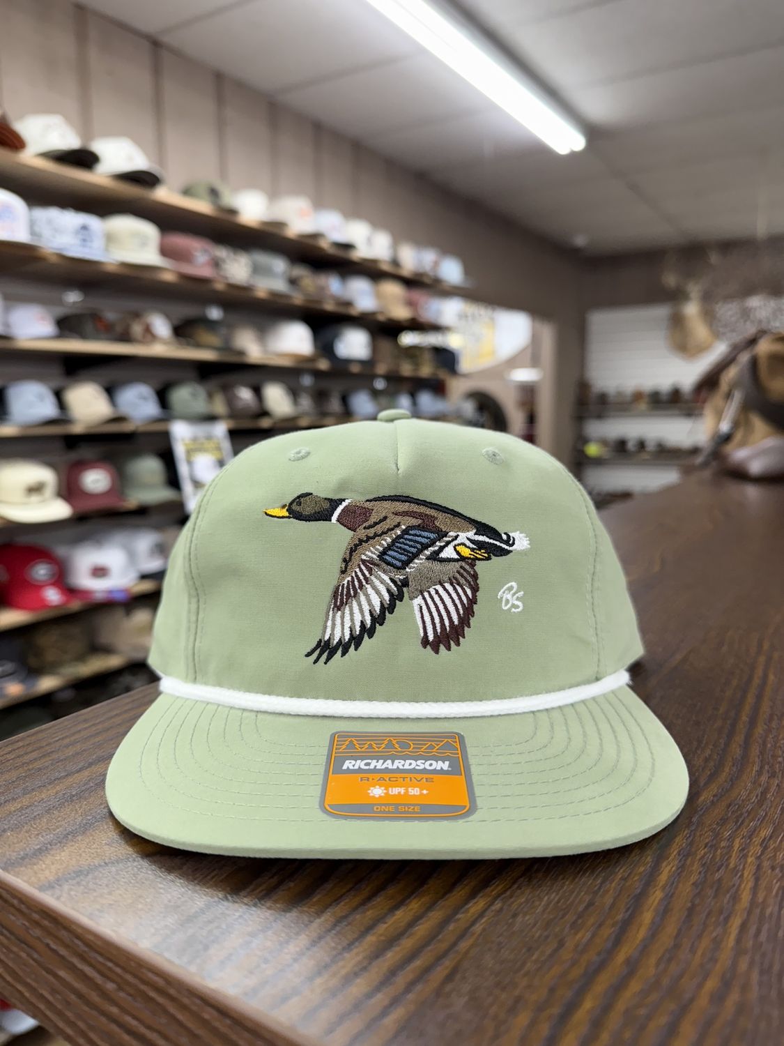 Mallard Rope Hat - Sage/White