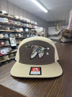 Mallard 7-Panel Hat - Brown/Khaki