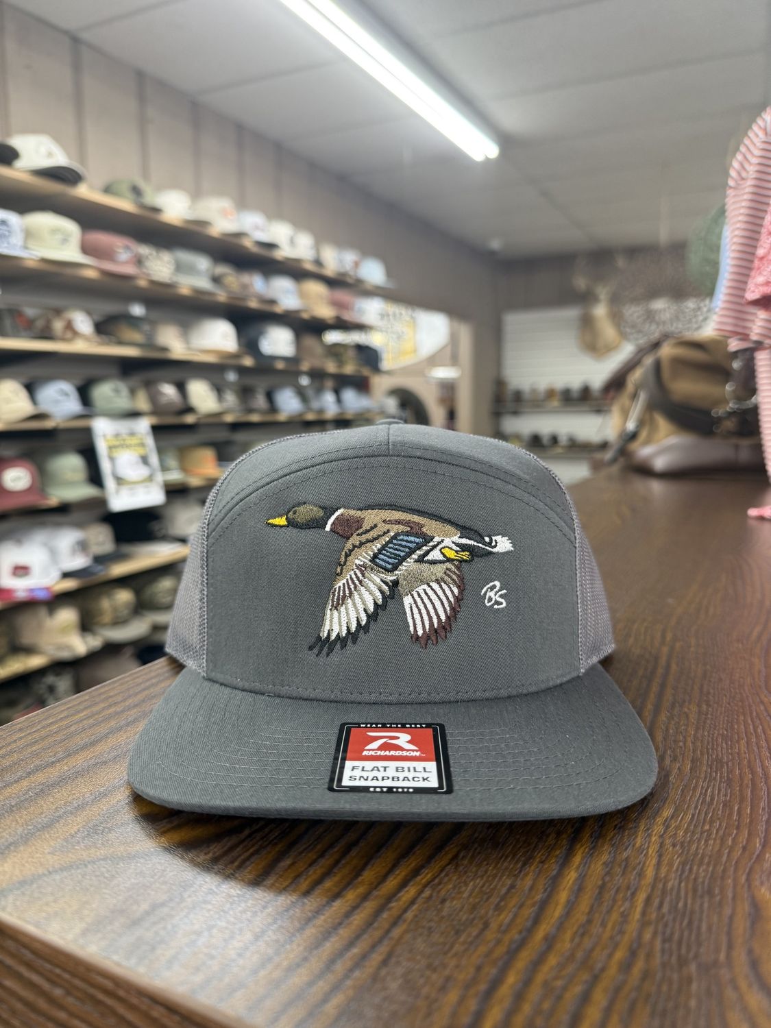 Mallard 7-Panel Hat - Charcoal