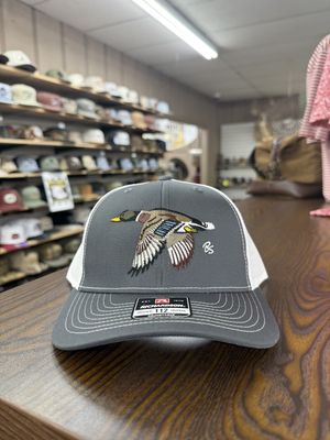 Mallard Trucker Hat - Charcoal/White