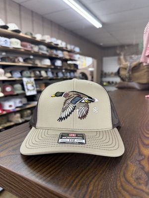 Mallard Trucker Hat - Khaki/Coffee