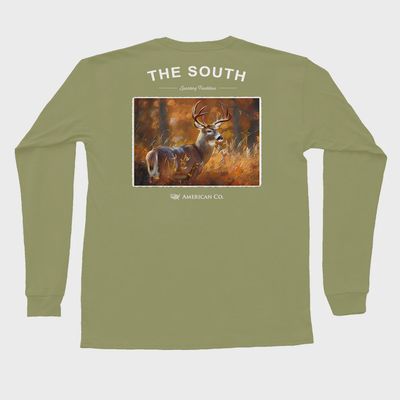 Whitetail Countryside Long Sleeve Tee