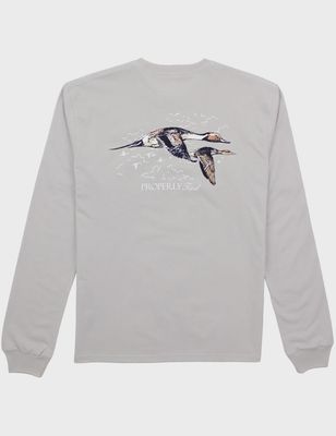 Pintail Long Sleeve Shirt - Ice Grey