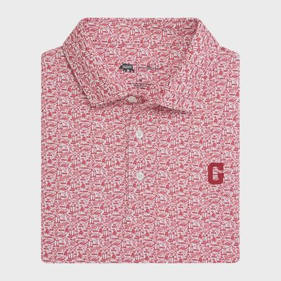 Georgia Icons Printed Performance Polo