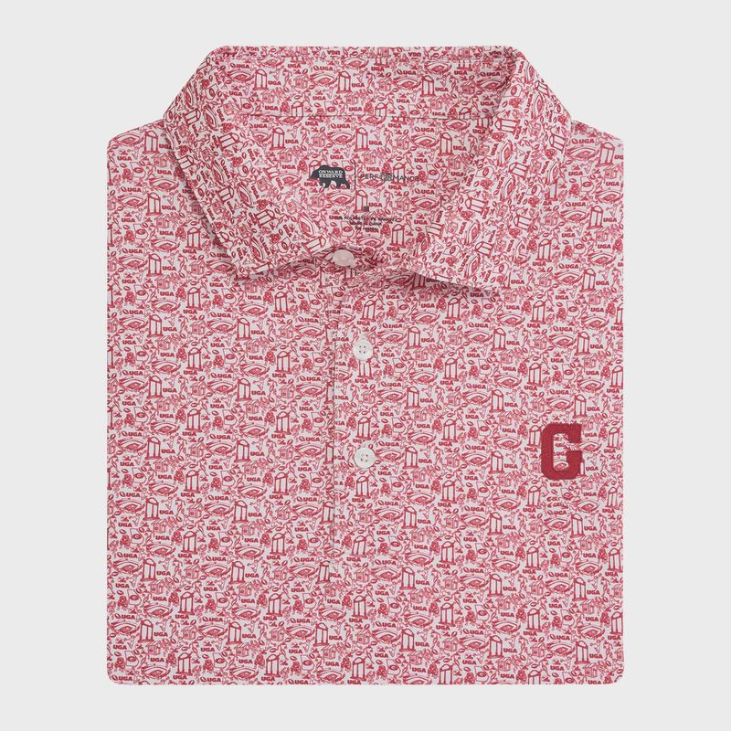 Georgia Icons Printed Performance Polo