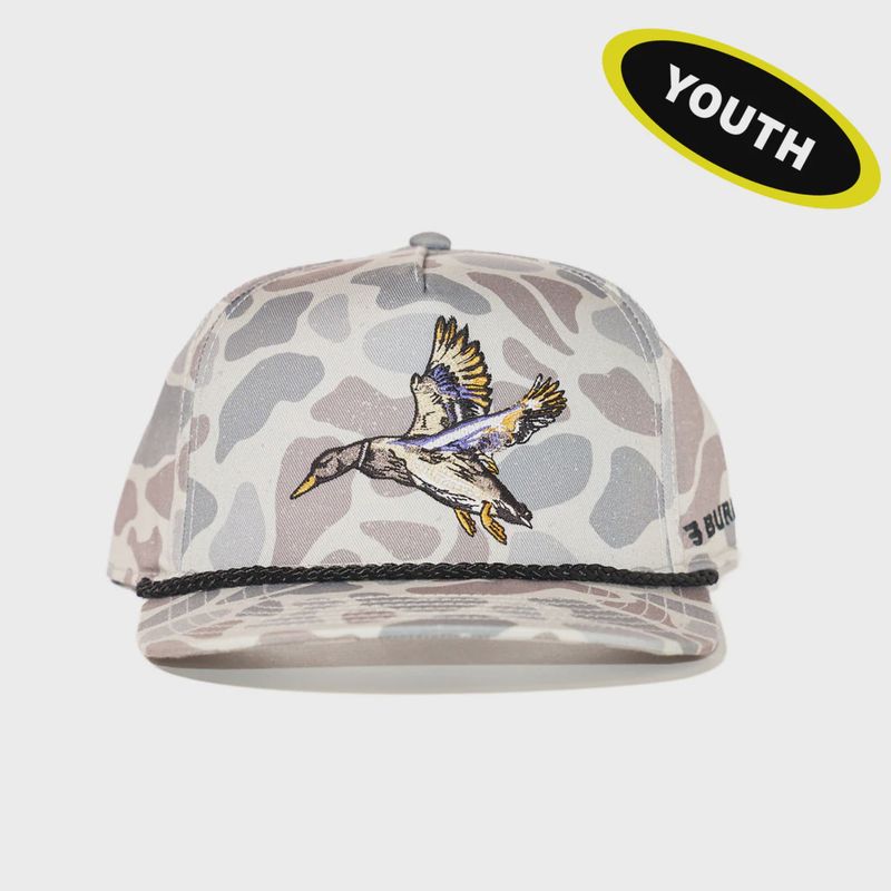 Youth Diving Mallard Hat - Classic Deer Camo