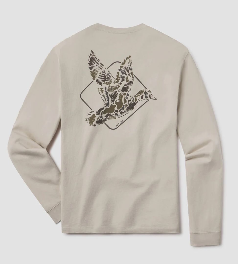 Youth Camo Flight Long Sleeve Tee