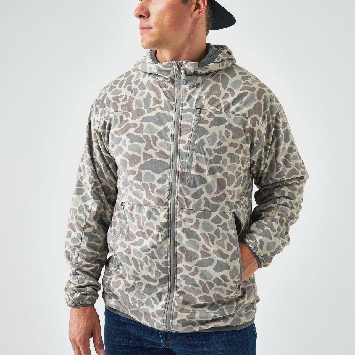 Powder Ridge Jacket, Color: Classic Deer Camo, Size: MED