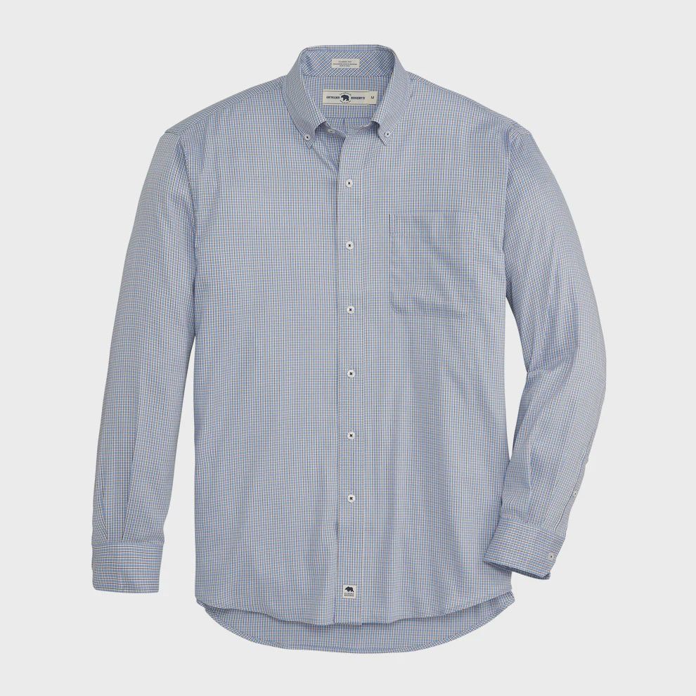 Blast Classic Fit Brushed Performance Twill Button Up Shirt