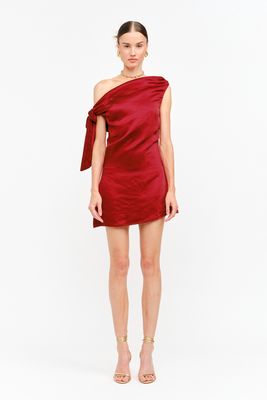 Topaz Satin Mini Dress