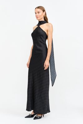 Magdalena Polka Dot Maxi Dress