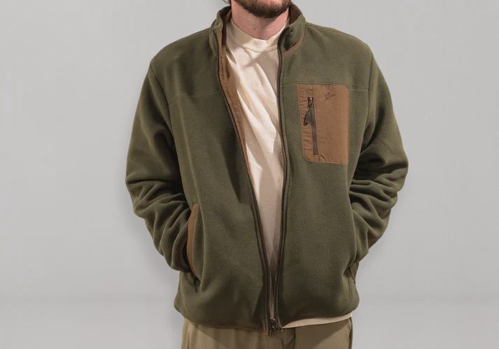 Flyway Fleece Reversible Jacket - Moss