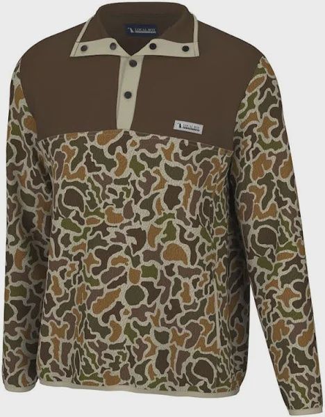 Youth Two Tone Quarter Snap Pullover