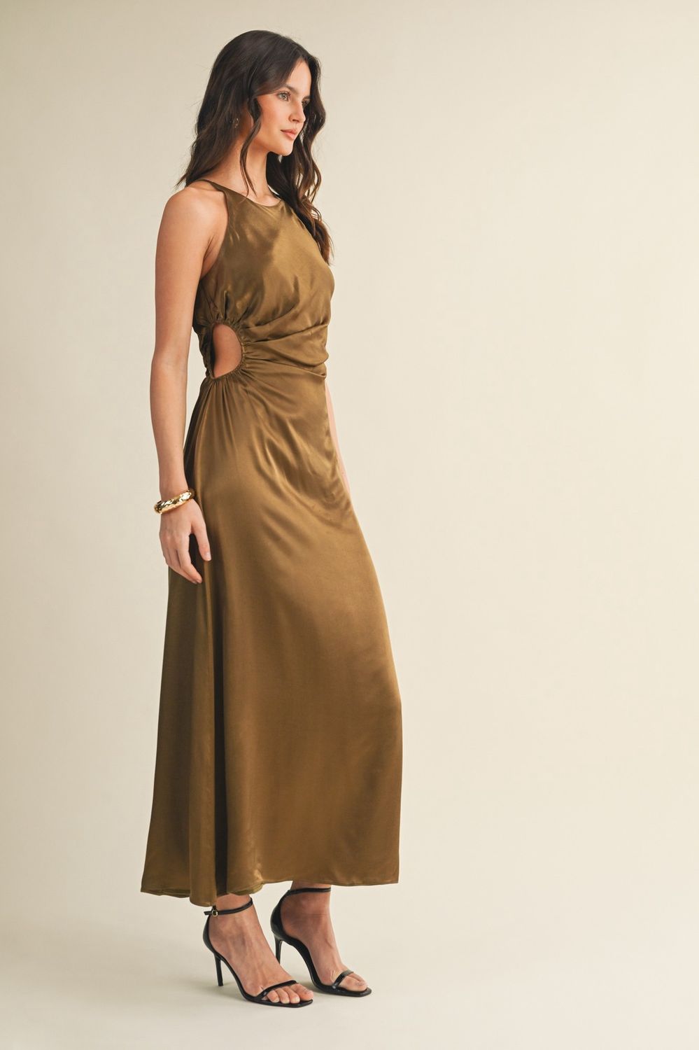 New Novembers Cut Out Midi Dress