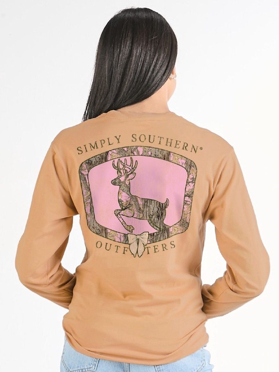Camo Deer Long Sleeve T-Shirt