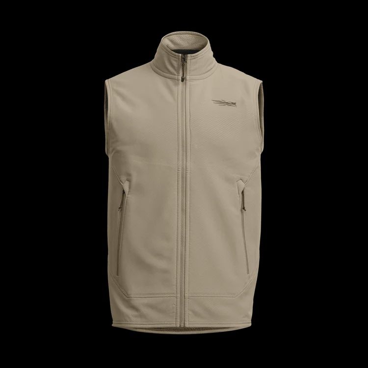 Alpha Fleece Vest, Color: Buckskin, Size: LRG