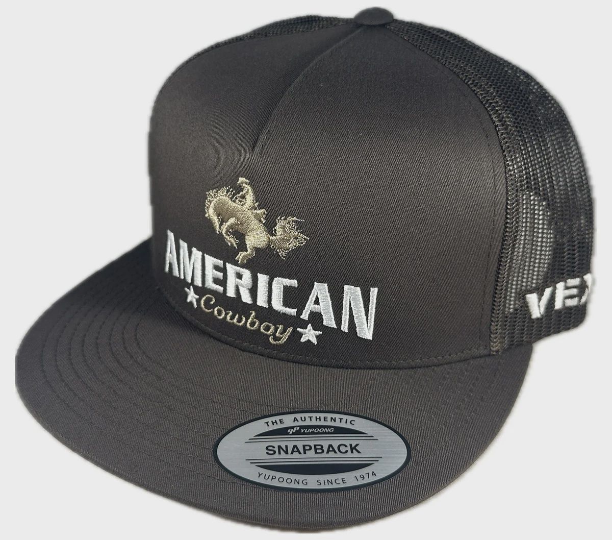 American Cowboy-Bronc- Wet Brown/Coffee Mesh