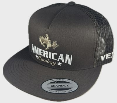 American Cowboy-Bronc- Wet Brown/Coffee Mesh