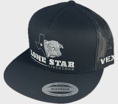 Lone Star Livestock- Black/Black Mesh