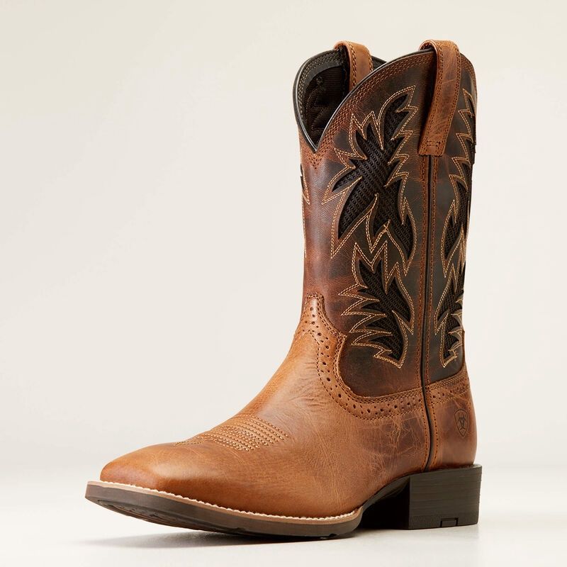 Sport Cool Venttek Western Boot - Dark Tan