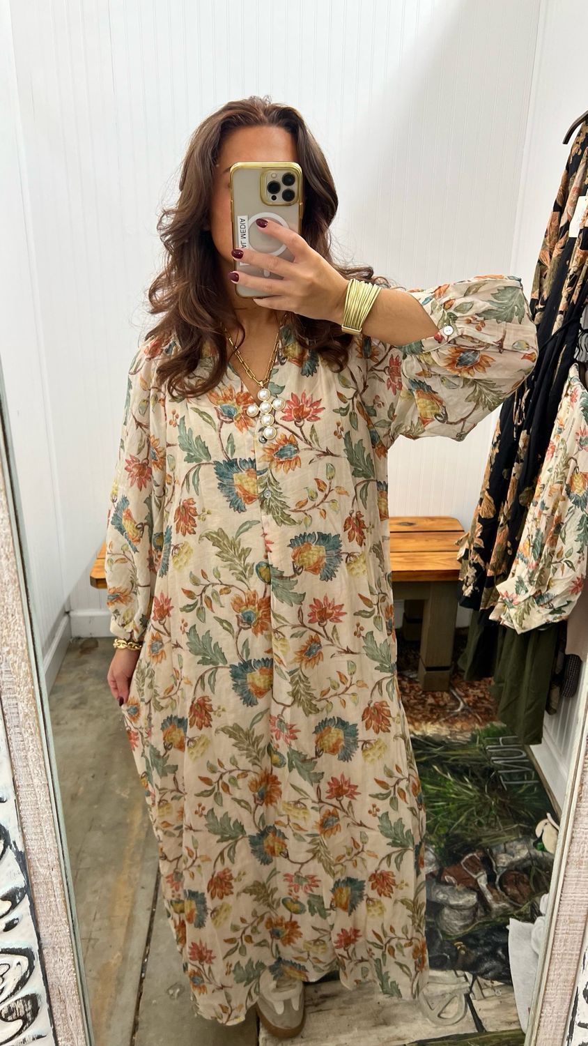 The Real World Printed Midi Dress