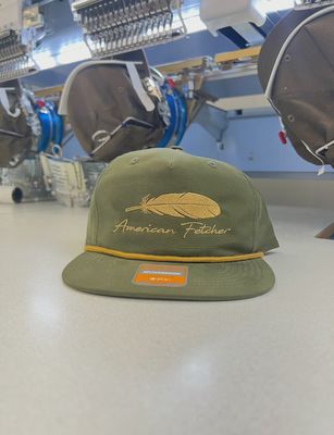 Feather Moss Rope Hat