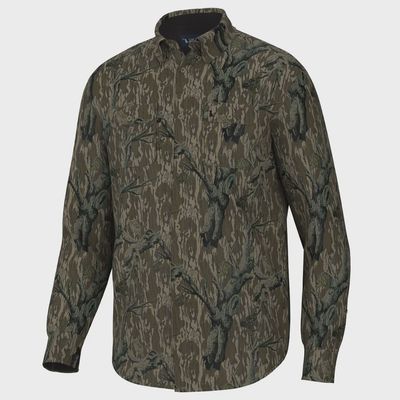 Camo Long Sleeve Button Up