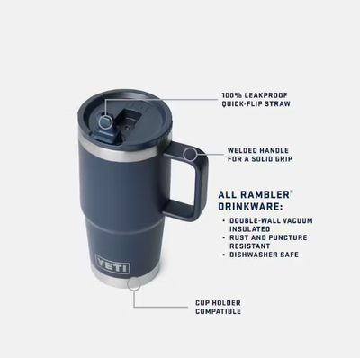Rambler 20oz Travel Straw Mug