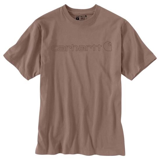 Men&#39;s Loose Fit HW Short Sleeve Graphic T-Shirt, Color: BA9-Soft Sepia, Length: REG, Size: XSM