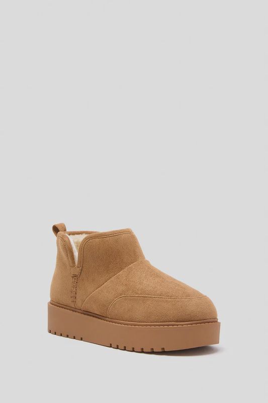 Alps Platform Suede Bootie